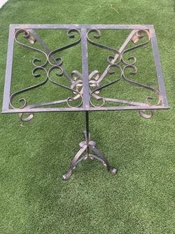 Wrought Iron Music Stand