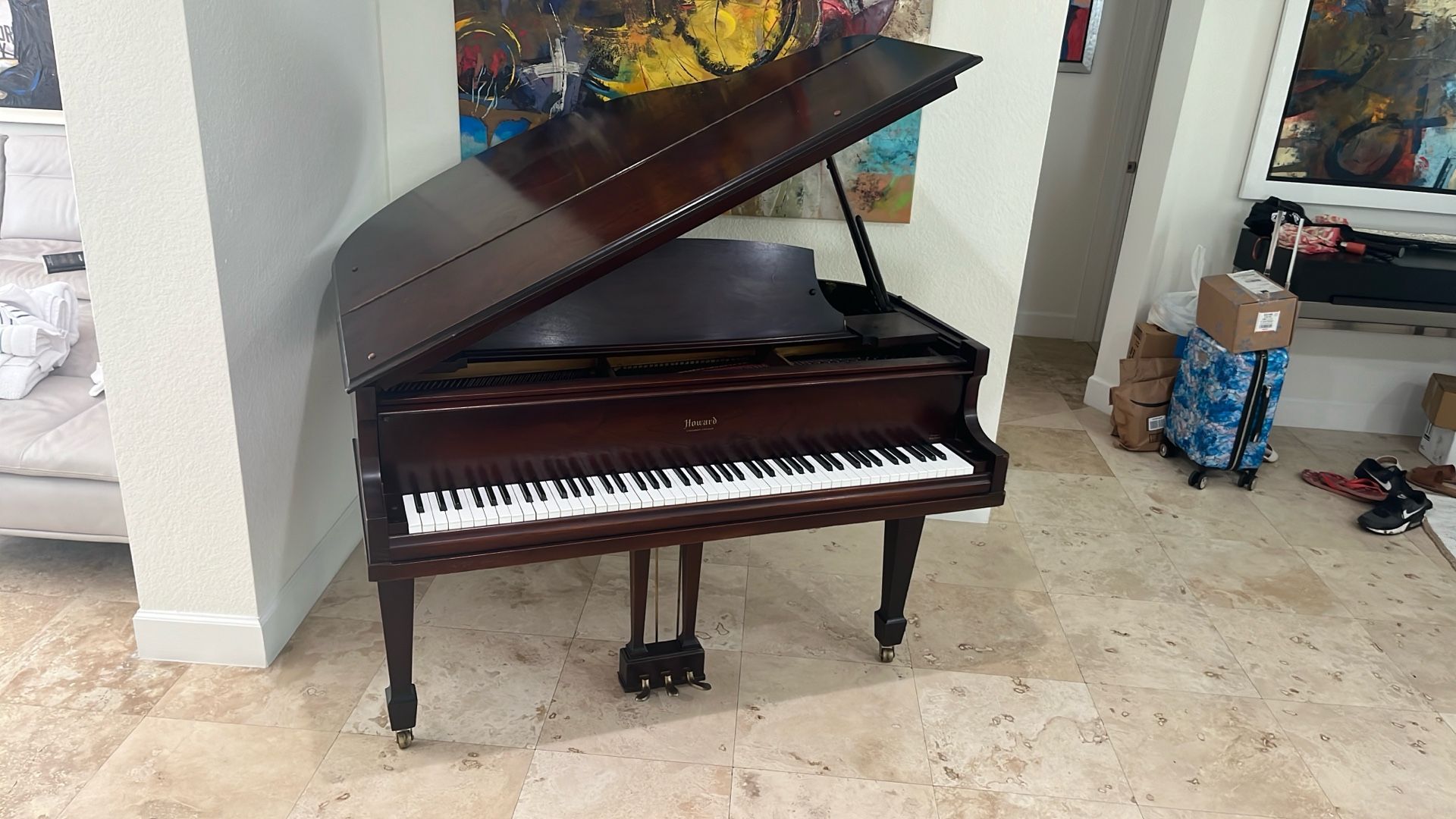 Howard Grand Piano Antique/vintage