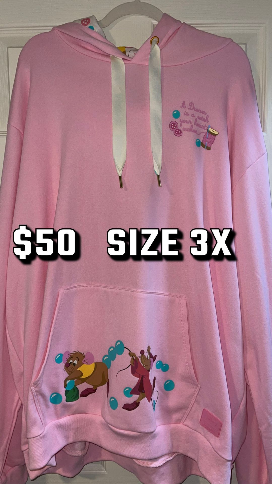 Loungefly Disney Cinderella Mice Hoodie