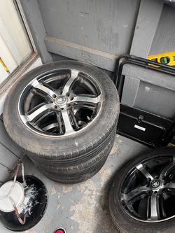 Set of 4 Wheels with Tires