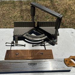 Vintage Sears Craftsman Manual Miter Box and Saw