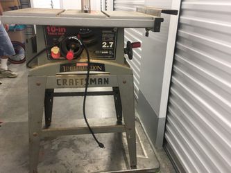 Craftsman 10inch table saw