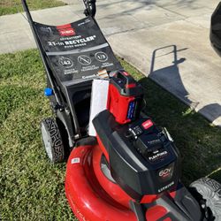 New Toro 60V 21in Push Lawn Mower with 4Ah Battery kit with extended warranty