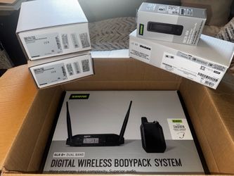 Shure GLXD14+ Wireless System Package – Extra Transmitter, Batteries & Charger Included