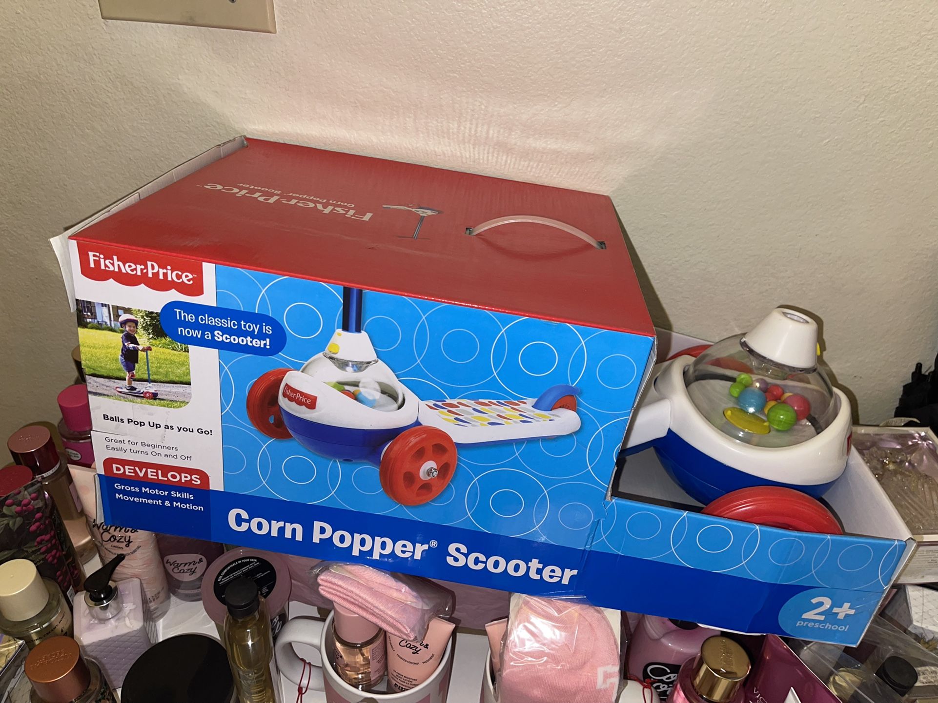 Fisher Price Corn Popper Toddler Scooter (other toys available ) Hablo Español