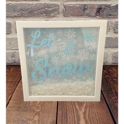 Let It Snow Shadow Box 