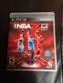 NBA 2k13 for PS3