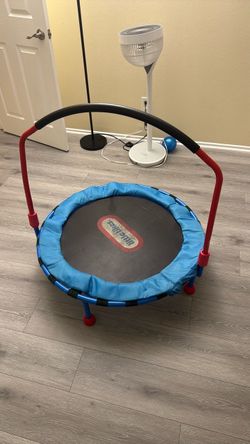 Little Tikes Kids Mini Trampoline with Handle Bar