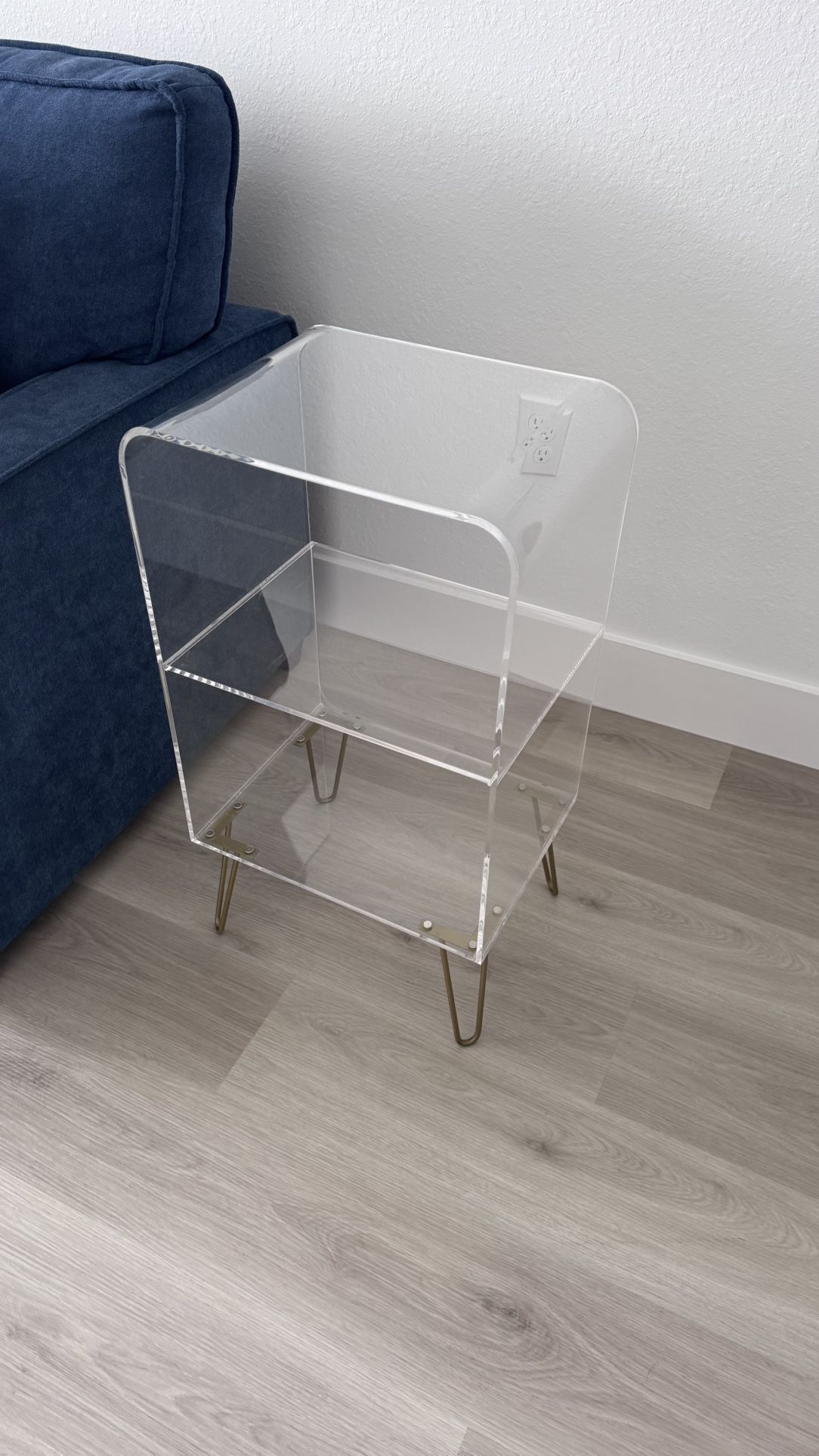 Acrylic end table side table