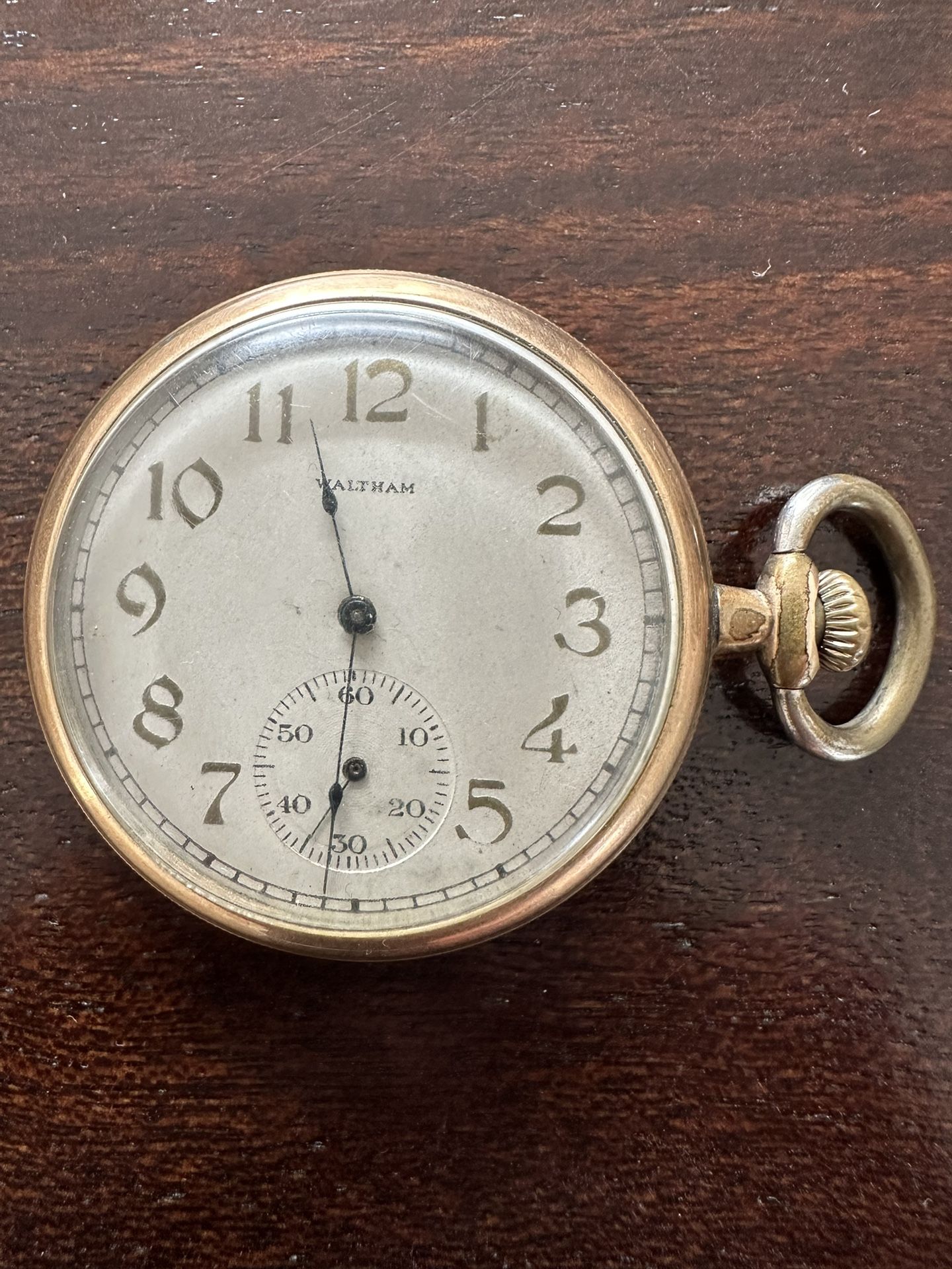Antique 1908 Waltham 17 Jewel Pocket Watch – Gold Filled – Working
