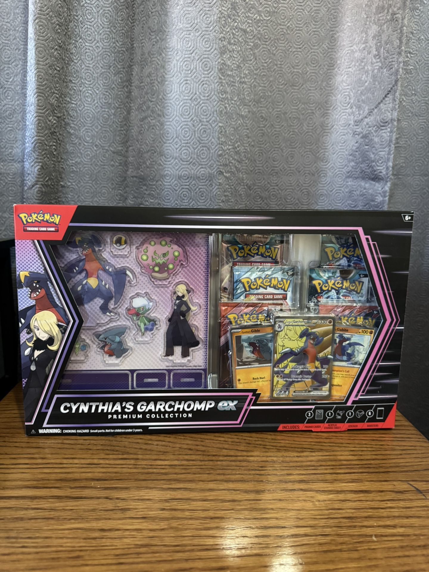 Pokemon Scarlet & Violet Cynthia’s Garchomp Ex Premium Collection Box