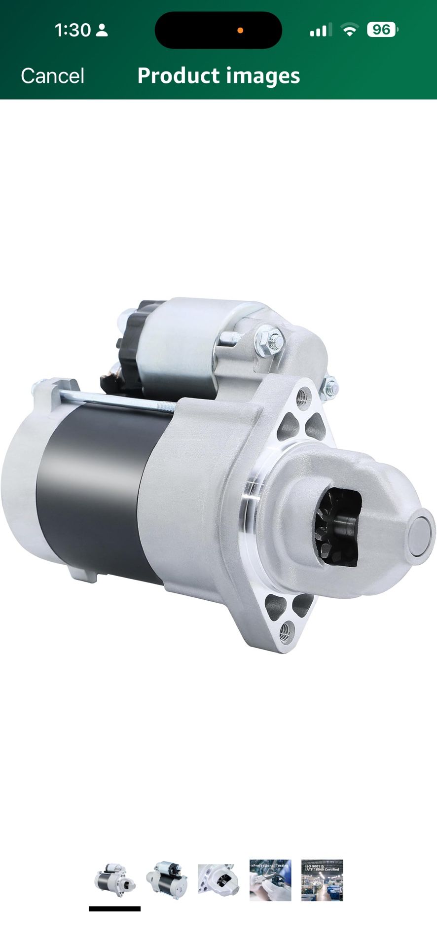 Starter Replacement New for Kawasaki FX730V FX691V FX651V, John Deere 636M 648R 652R 661R Z445 Z465 Z645, 21163-03-03-7023 428000-6600