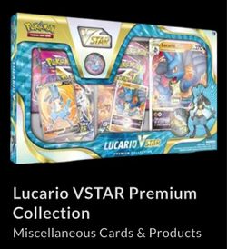 Pokémon Lucario VSTAR Premium Collection Box