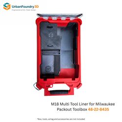 Milwaukee Packout M18 Multi Tool Liner 48-22-8435 Organizer