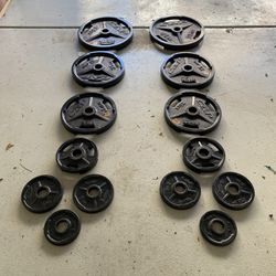 Weight Plates Full Set 255lbs Total