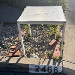 White table 