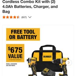 Dewalt XR Combo Kit