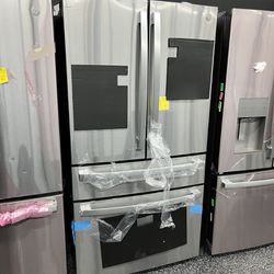 GE Profile 4 Door Refrigerator With Internal Ice And Water