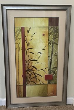 Don Di-Leger Garden Dance II Framed Canvas