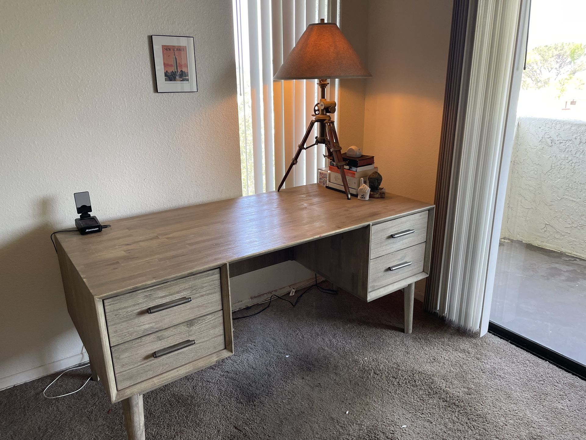 FREE lamp with purchase of desk and matching dresser