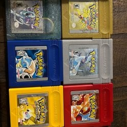 Pokémon Gameboy Games + Gameboy Colors
