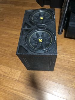 10 inches 1500 watts. Kicker.