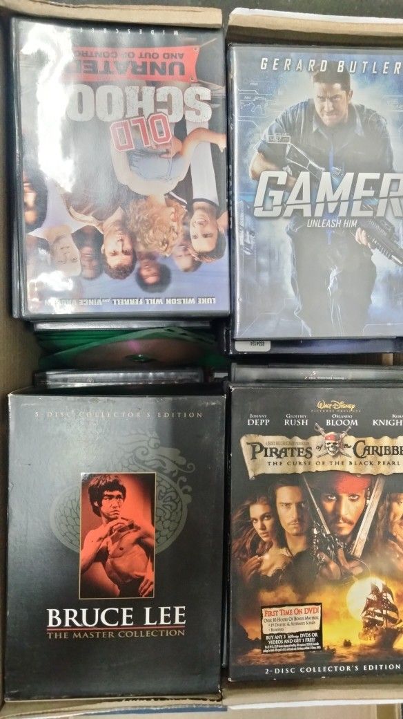 50+ DVDs