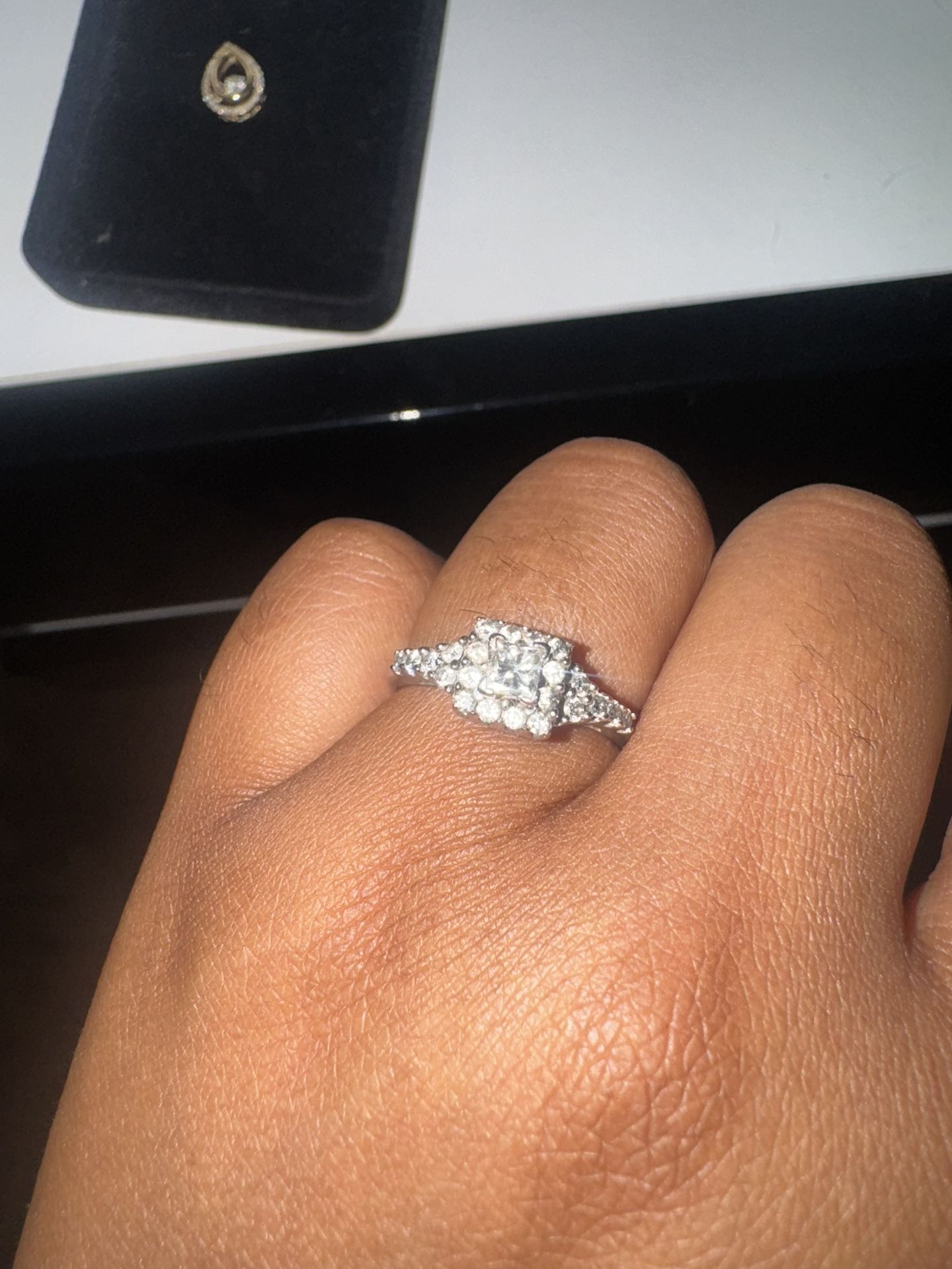Engagement Ring .34 Carats 14 Karat Gold