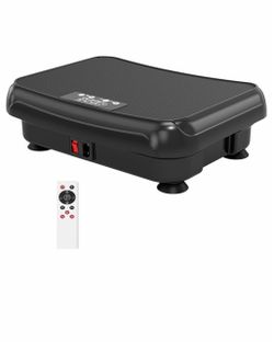 TISSCARE Mini Vibration Plate Exercise Machine for Lymphatic Drainage Weight Loss, 300Lbs Capacity
