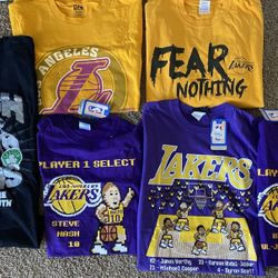Brand new & RARE Lakers T-shirts