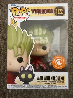 Funko Pop Trigun - Vash with Kuroneko #1322 Exclusive