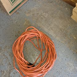 100 Ft Orange Extension Cord 