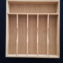 Royal Craft Wood 12 X 16 Solid Bamboo Utensil Drawer Organizer Brand New! Top Quality! 