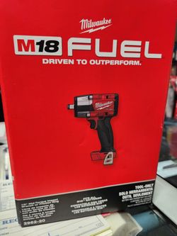 Milwaukee M18 Gen 2 cordless 1/2" impact wrench.