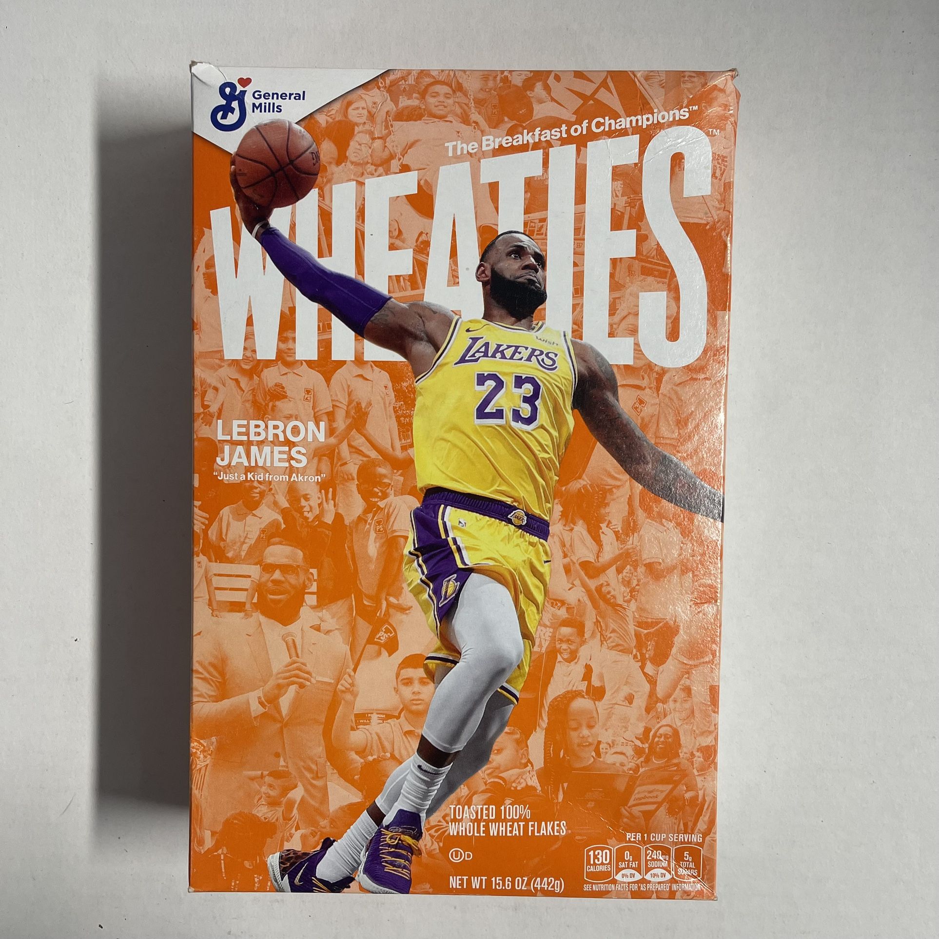 Lebron James #23 Wheaties Lakers Limited Edition 15.6oz Box Champion Cereal 🥣 ⛹🏾‍♂️🏀