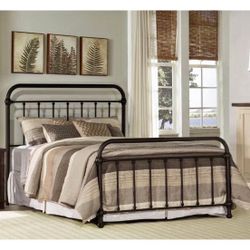 Classic Metal Full Bed with Frame, Dark Bronze, New in Box  