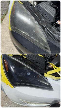 headlight restoration/ paint work