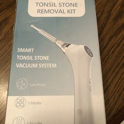 TONSIL STONE REMOVAL KIT SMART STONE REMOVAL VACUUM SYSTEM  BRAND NEW