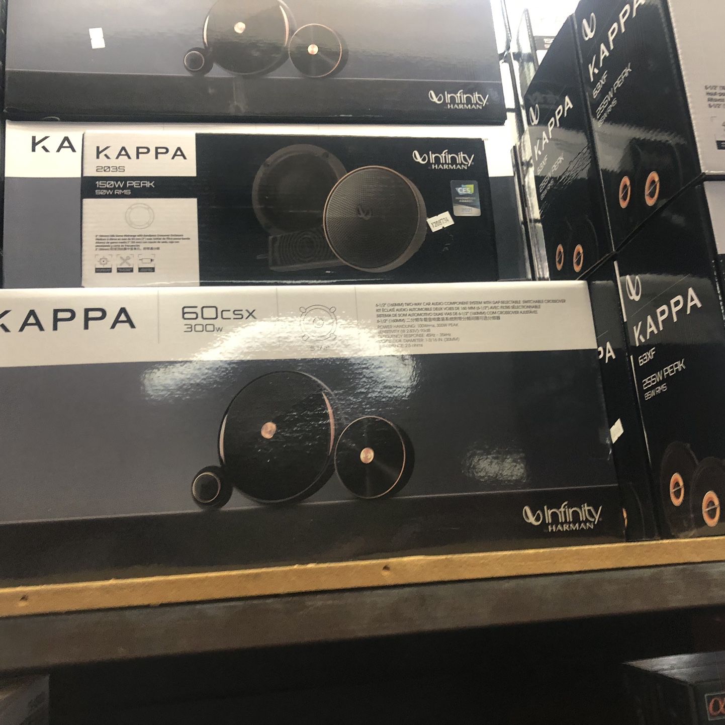 Infinity Kappa 6.5 Inch Component Speakers 
