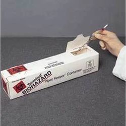 BH2006 Whitney Medical Solutions Terminal Pipet Keeper Disposal Container, 3" x 3" x 15.5", 2250 cc  (3) Packs of 50