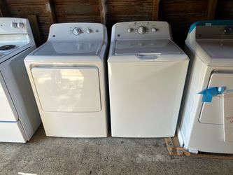 Set Washer and dryer GE Used warranty