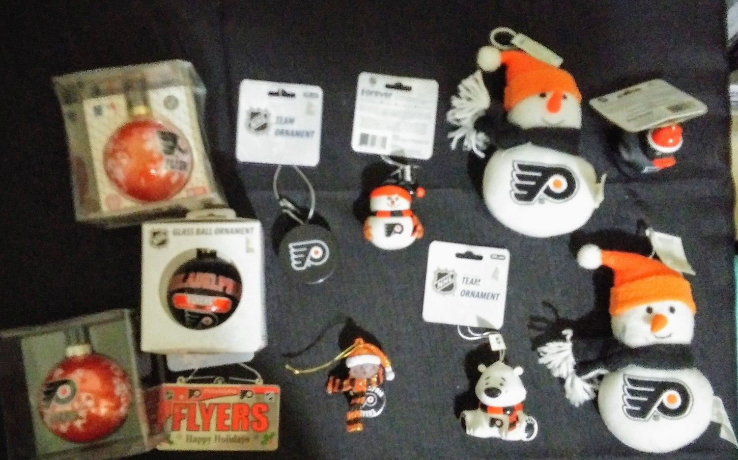 Flyers Christmas ornaments.