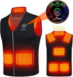Heated Vest for Men & Women, Smart heated Jacket, Battery Not Included, Size: 3X-Large