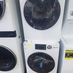 GE 24 inches  washer and dryer new open box warranty  ready to  deliver
