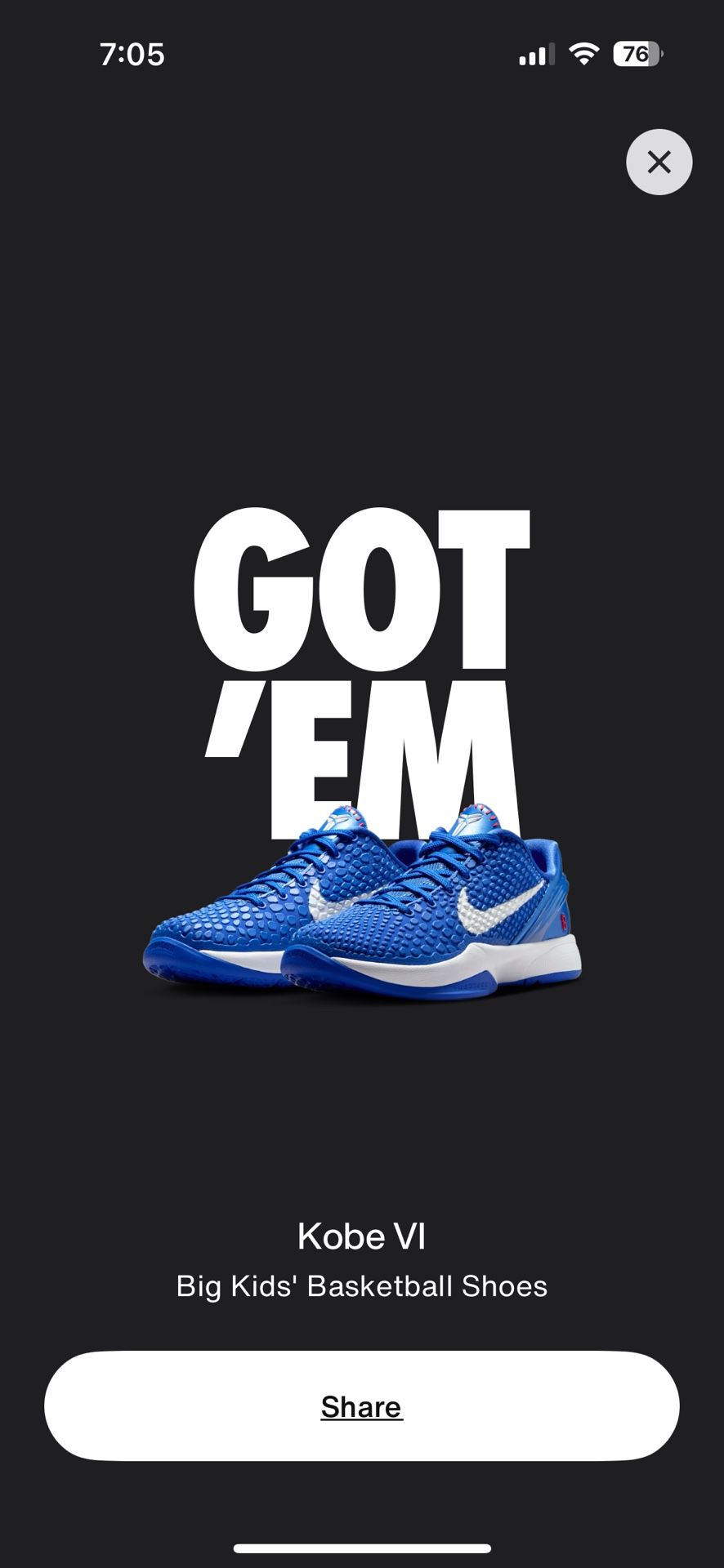 Dodgers Kobe 6