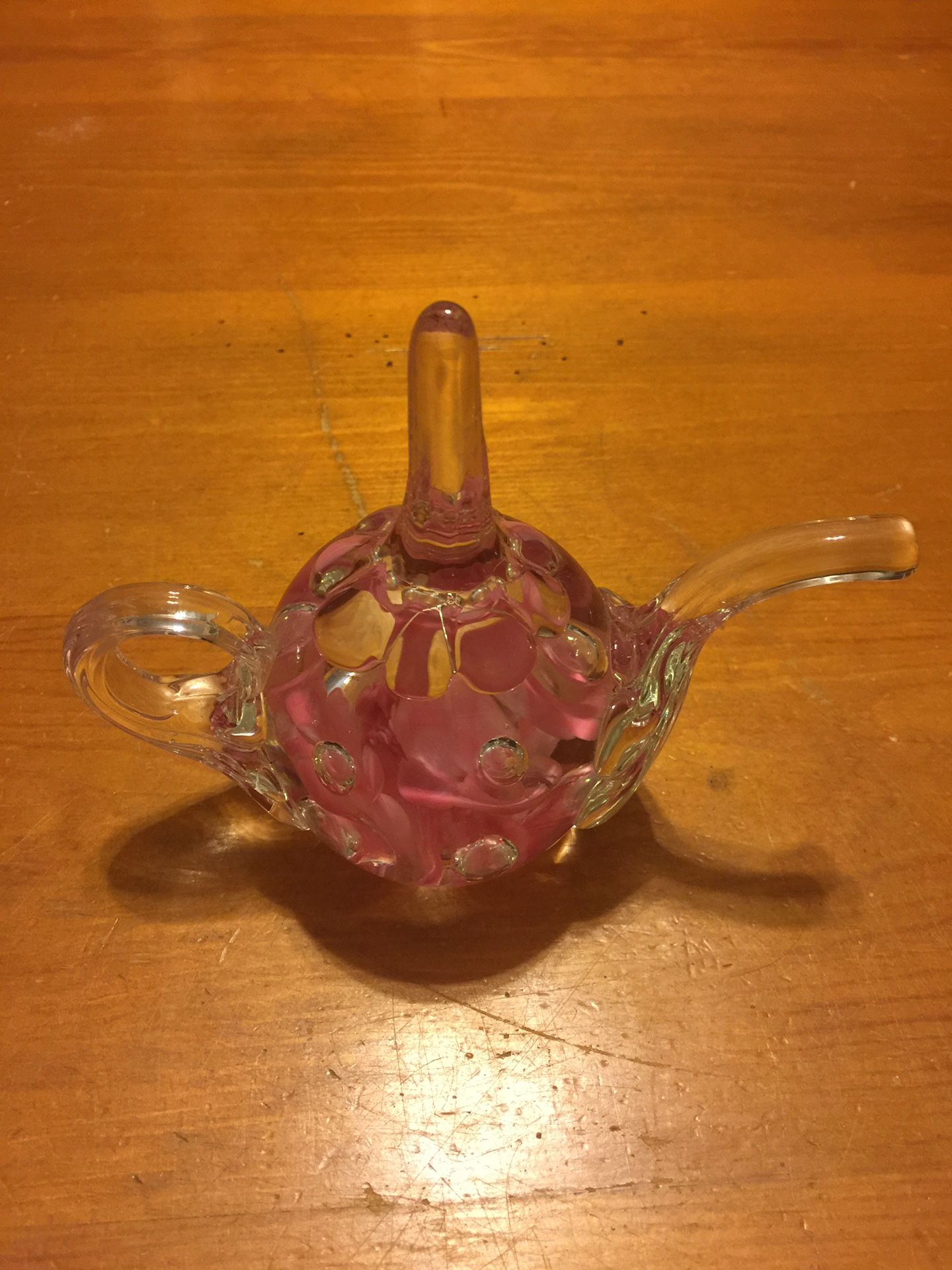 St Joe Clair tea pot ring holder/paper weight