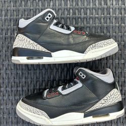 Jordan 3 Retro 'Black Cement' 2024