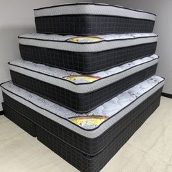 King Size Orthopedic Bamboo Pillow Top  Set 