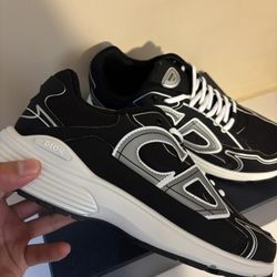 Dior shoes Black/White B30 