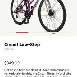 Circuit fitness hybrid bike 15 Units Per Pallet 